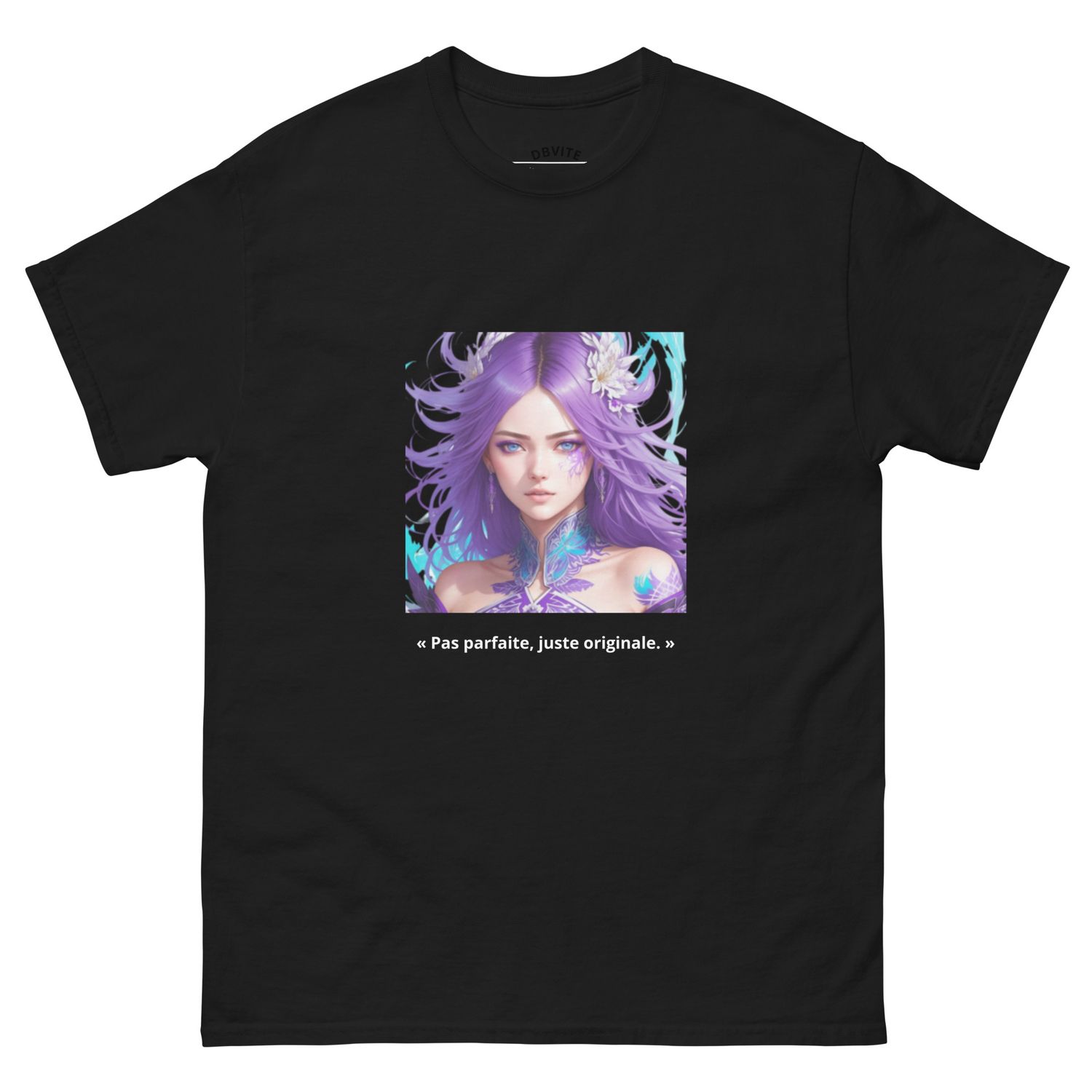 T-shirt « Pas parfaite, juste originale. »