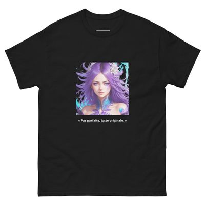 T-shirt « Pas parfaite, juste originale. »