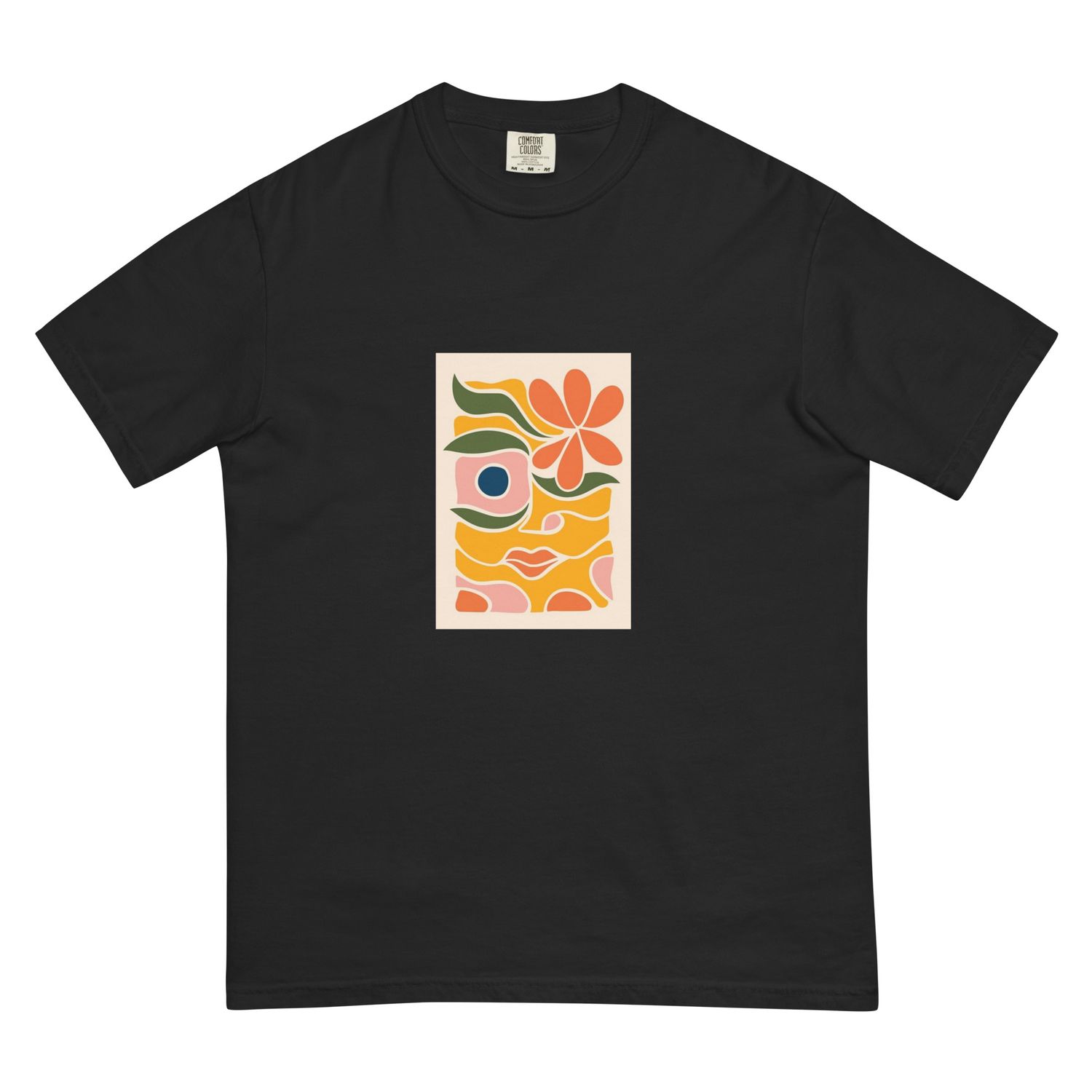 T-shirt teinté lourd unisexe, dessin, dbvite