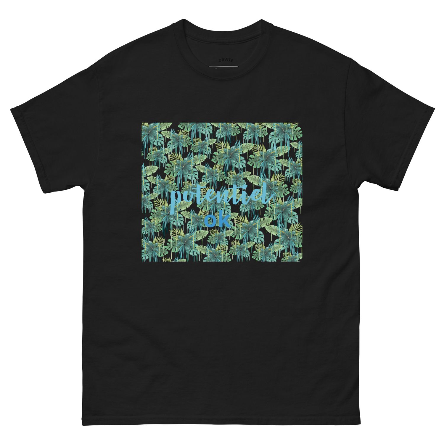 T-shirt classique unisexe, potentiel ok, dbvite