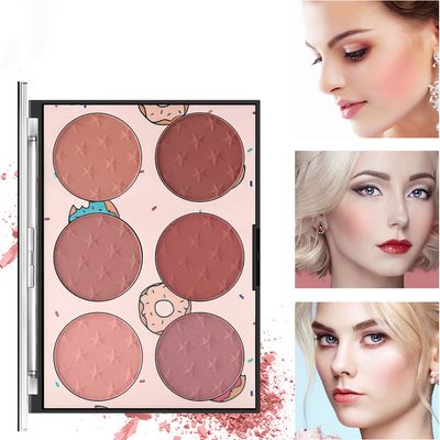 Long-Wear Matte Blush Palette (6 Shades)