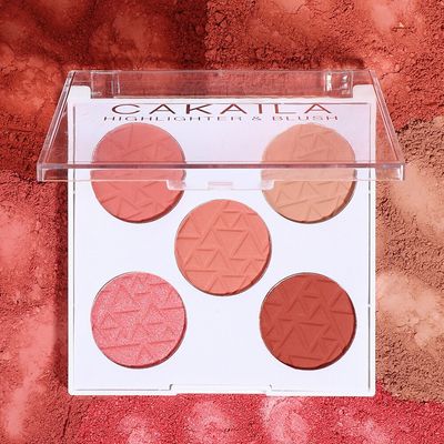 Peach Cream Blush Palette 5 Colors