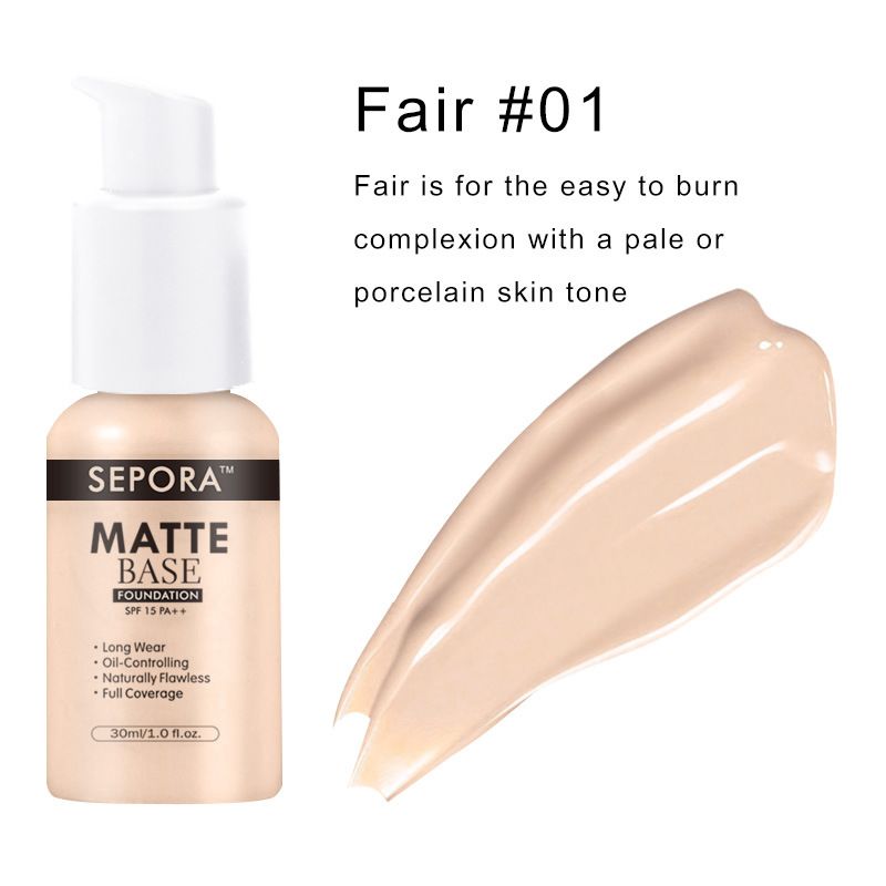 Natural Flawless Makeup Matte Foundation BB Cream Long Lasting