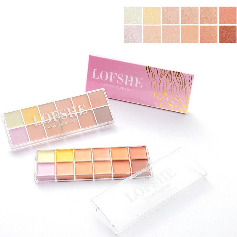 12 Color Concealer Palette Long-lasting Nude Face Makeup