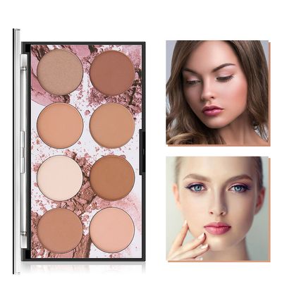 8 Colors Oil Control Makeup Setting Powder Palette Repairing Concealer Powder