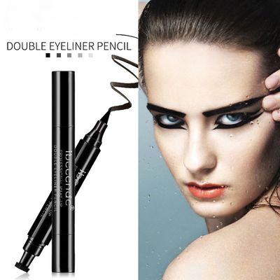 Liquid Eyeliner Stamp Pencil Waterproof Double Head Eye Cosmetic Makeup Tool
