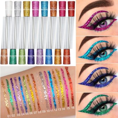 Quick-Drying Long Lasting Non-smudge Eyeliner Glitter Eyeliner