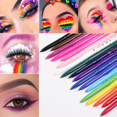 18 Colors Eyeliner Pen Multifunctional Facial Makeup Pigment Pencil