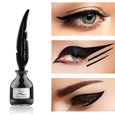 Long-lasting Magic Eyeliner Waterproof Black Feather Ink Eyeliner Cream