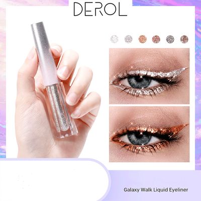 6 Color Shiny Diamond Waterproof Pearl Sequins Monochrome Liquid Eyeliner