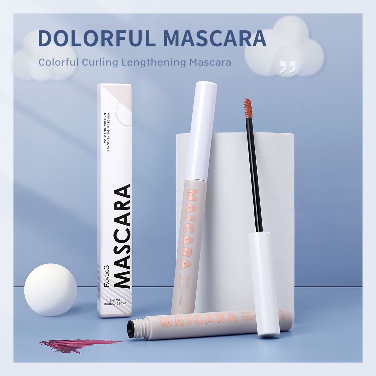 4D Waterproof Curling Natural Mascara