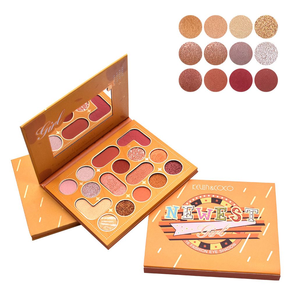 16 Colors Eye Shadow Palette Long-lasting Natural Eyeshadow