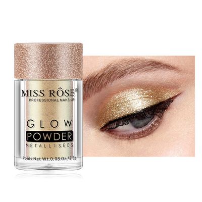 Monochromatic Flash Powder Pearlescent Eye Shadow Shimmer Eye Makeup