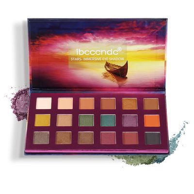 Cosmetic Makeup Glitter Shimmer Matte Eye Shadow Palette Make Up 18 Colors