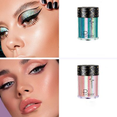 Glitter Eye Shadow Powder Professional Makeup Monochrome Shining Eyeshadow Sequins
