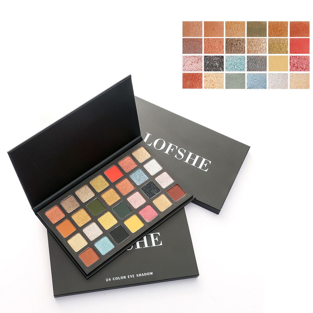 28 Colors Long Lasting Matte Shimmer Eyeshadow Palette