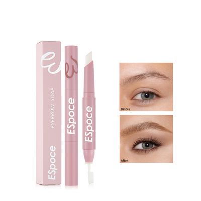 Double Head Eyebrow Gel Brows Wax Pen Waterproof Styling Brow Soap
