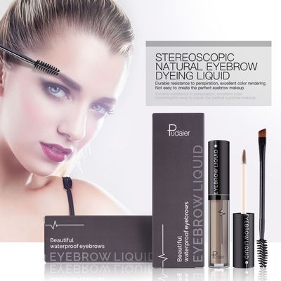 Liquid Eyebrow Dyeing Eyebrows Enhancer with Brush