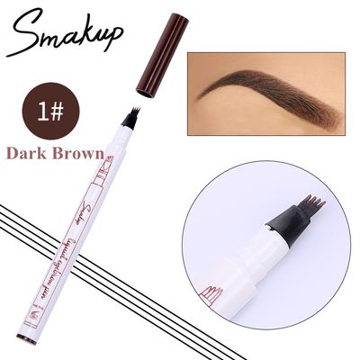 4 Forks Eyebrow Pencil Natural Brow Colors Long Lasting