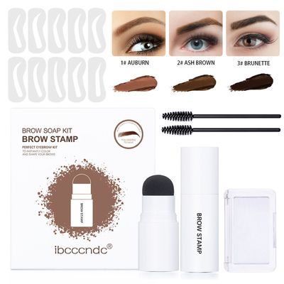 Eyebrow Stamp Shaping Cream Kit Eyebrow Stencils Waterproof