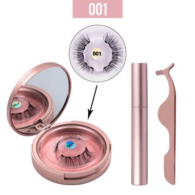 Magnetic False Eyelashes Eyeliner Tweezer Set