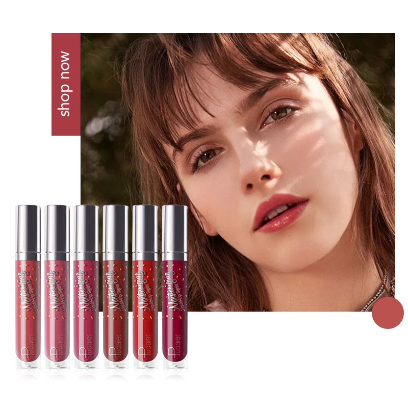 6Pcs/Set Moisturizing Liquid Lipstick Long Lasting Lip Gloss Kit