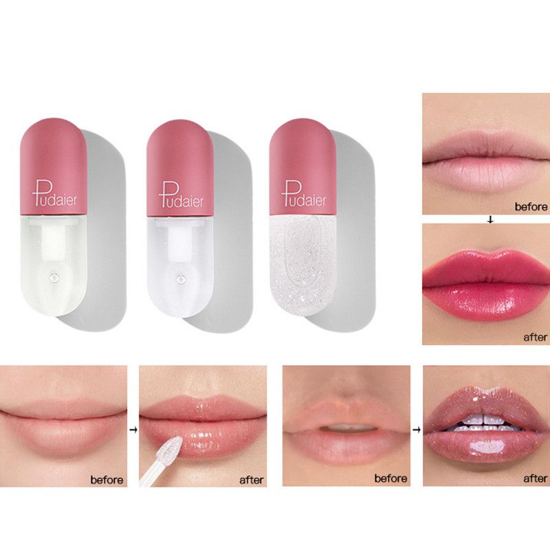 Mini Capsule Lip Gloss Moisturizing Transparent Color Changing Matte Liquid Lipstick