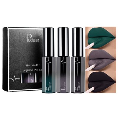 3 Colors/Box Matte Moisturizer Lip Gloss Kit Lips Makeup