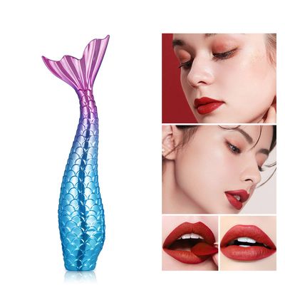 Matte Lip Glaze Exquisite Mermaid Shape Gradient Shell