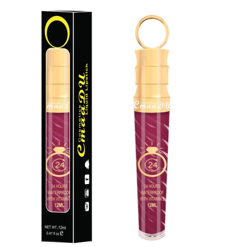 20 Color Matte Nude Glitter Lip Gloss Liquid Lipstick Set