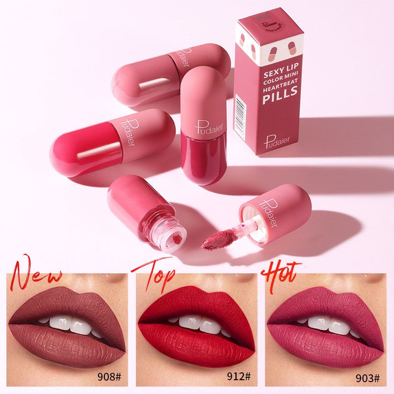 Capsule Matte Lipstick Mini Pink Lip Gloss