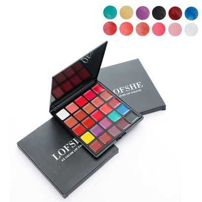 25 Colors Matte Waterproof Lip Palette Lip Gloss