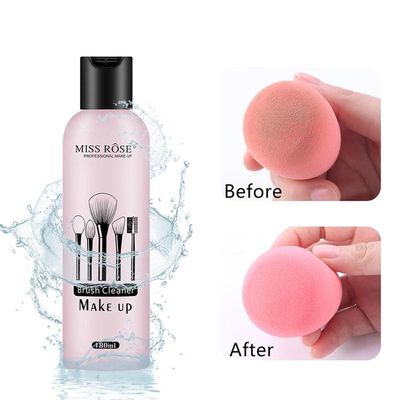 Makeup Brush Liquid Cleaner Blush Cosmetic Puff Cleaner Sponges Remover Tool