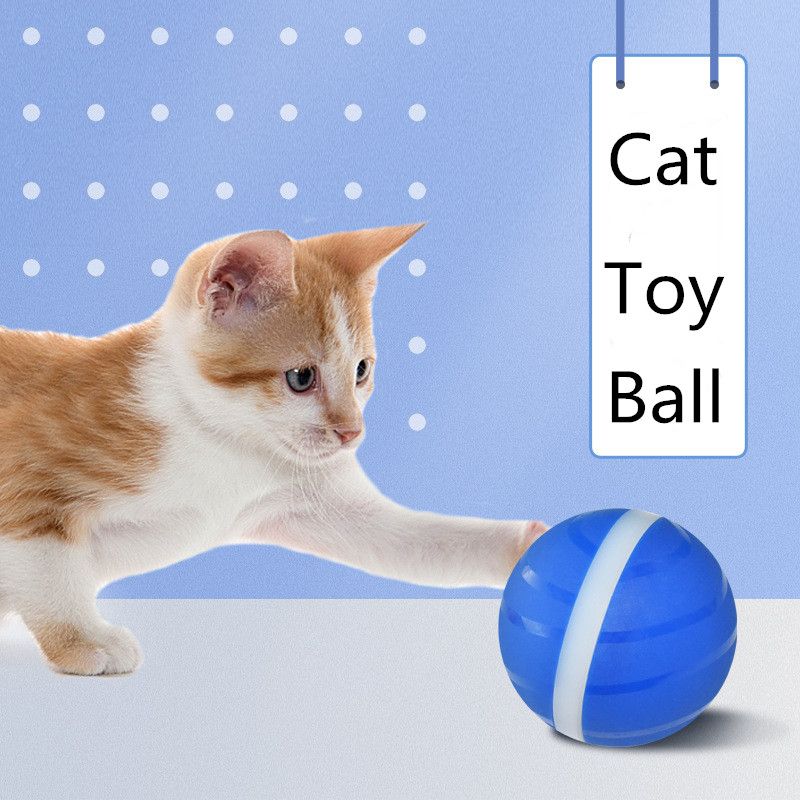 Electric Cat Dog Interactive USB Charging Luminous Glowing Playing Ball Toys