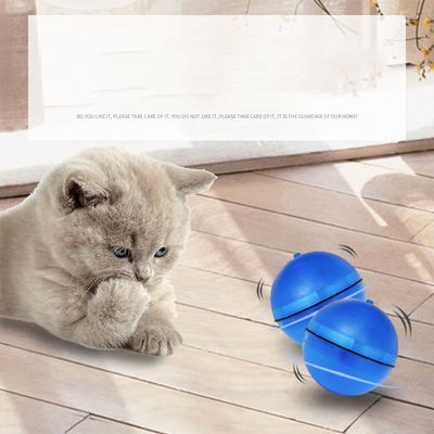 Smart Interactive Pet Toys LED Light Self Rotating Ball Toys