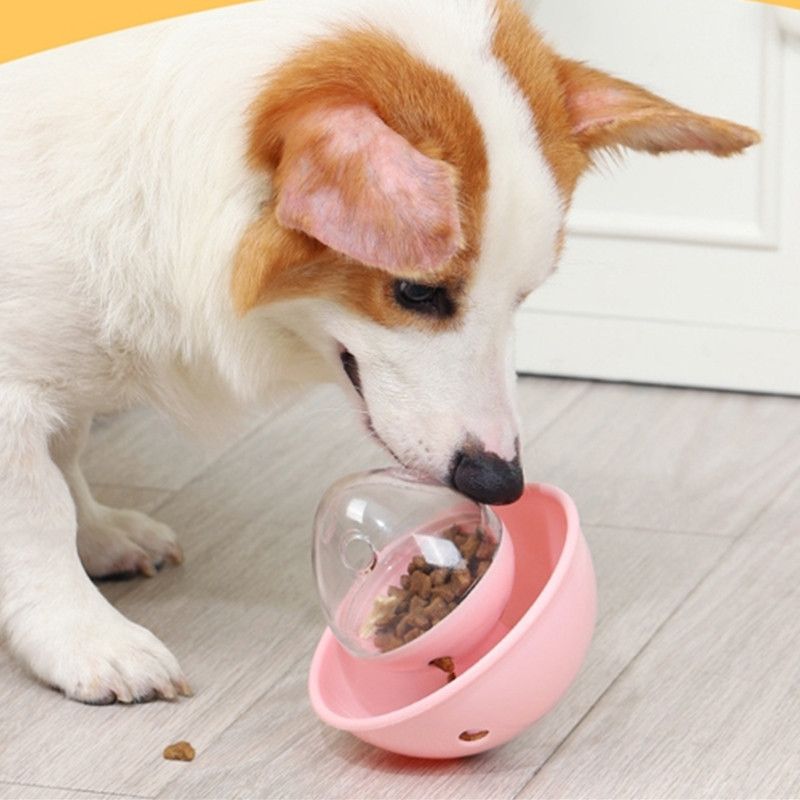Pet Eggshell Rolling Tumbler Cat Dog Feeder Toys
