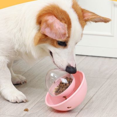 Pet Eggshell Rolling Tumbler Cat Dog Feeder Toys