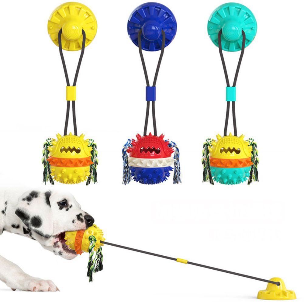Durable Squeaker Pull Tough Suction Dog Chew Toys