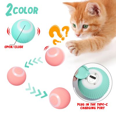 Intelligent Cat Toy Automatic Rolling Ball Electric Cat Toy