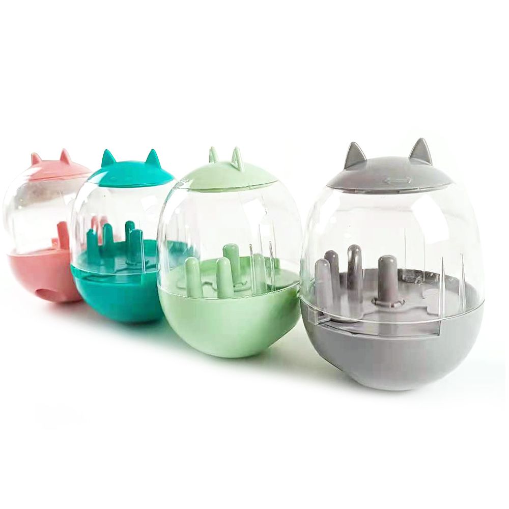 Snack Plastic Interactive Dispensing Feeder Pet Interactive Tumbler Cat Toys
