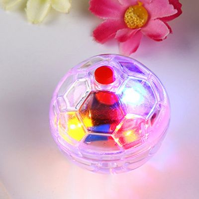 Cat Ball Toy Flashing Colorful Interactive Training Transparent Plastic Scratch Playing LED Toy