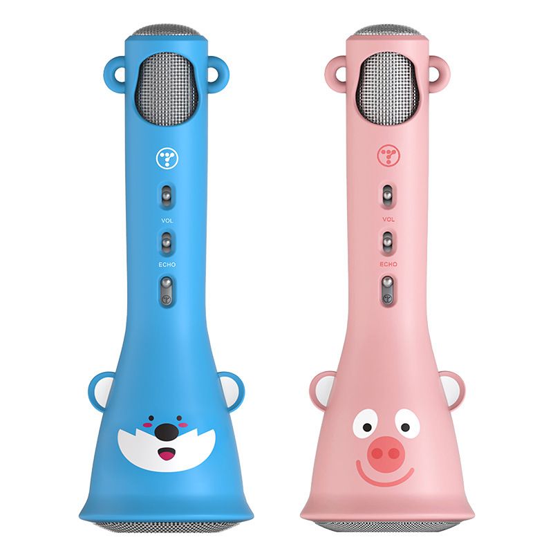 Loverly Cartoon Bluetooth Kids Wireless Karaoke Microphone
