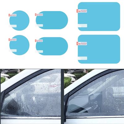 2Pcs Car Rearview Mirror Protective Anti Fog Car Mirror Anti-glare Car Sticker