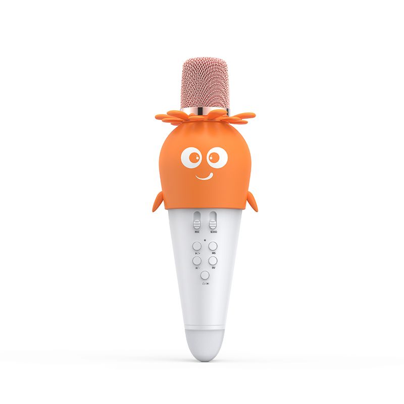 Cute Portable Wireless Bt Karaoke Microphone Speaker with Dynamic Microphone