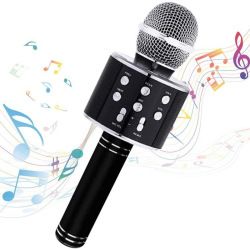 Home KTV Handheld Multi-function Echo Karaoke Wireless Speaker Microphone