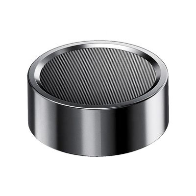 Haut-parleur radio FM sans fil en métal, portatif, petit canon en acier