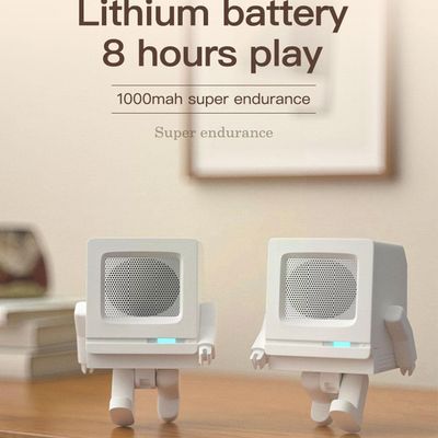 Computer Humanoid  Portable Bluetooth Wireless Subwoofer Mini Speaker