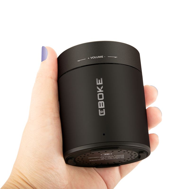 Mini haut-parleur portatif sans fil rond