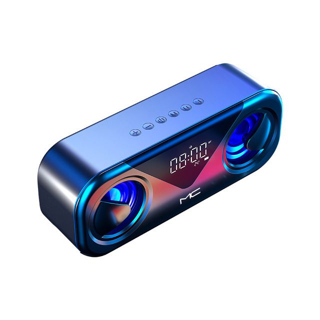Hifi Stereo LED Alarm Clock FM Radio Smart Wireless Speaker