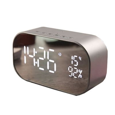 Wireless Home Mirror Audio Desktop Alarm Block Speaker